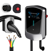 Coolladen EV 11kW Wallbox Stazione di ricarica Tipo 2 con APP intelligente  , 16A Stazione di ricarica domestica,5m Cavo di ricarica rapida EV ad alta corrente